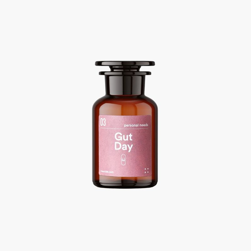 Flacon de verre eco-rechargeable Gut Day