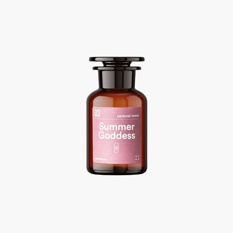 Flacon de verre eco-rechargeable Summer Goddess