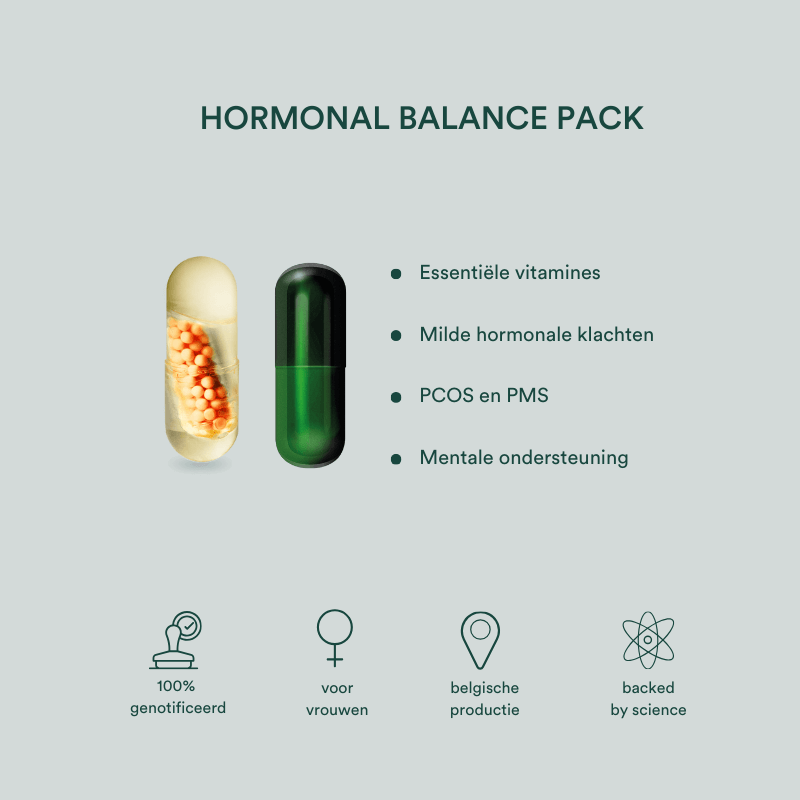 hormonal balance pack supplementen hormonale klachten insentials