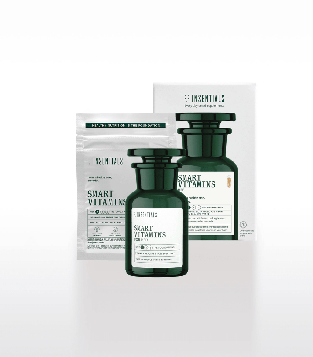 Duo Kit Smart Vitamins for Her Jar & Navulzakje - Insentials