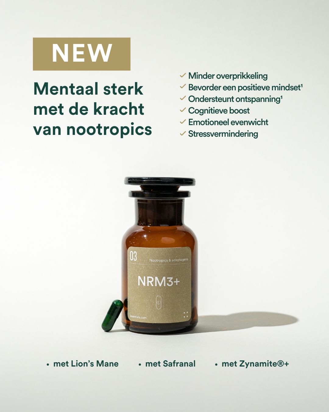 nrm3 supplement overprikkeling