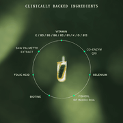 Duo Kit Smart Vitamins for Him Jar & Navulzakje - Insentials