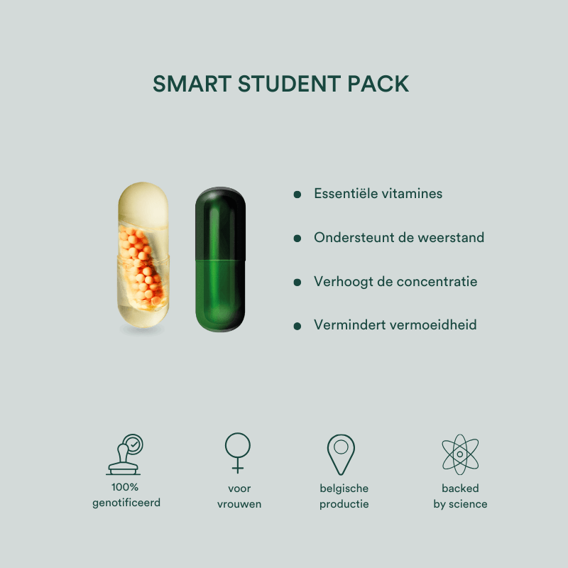 smart student pack betere concentratie vermoeidheid insentials